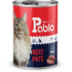 111 کنسرو گربه بالغ پابلو (گوشت) 400 گرمی