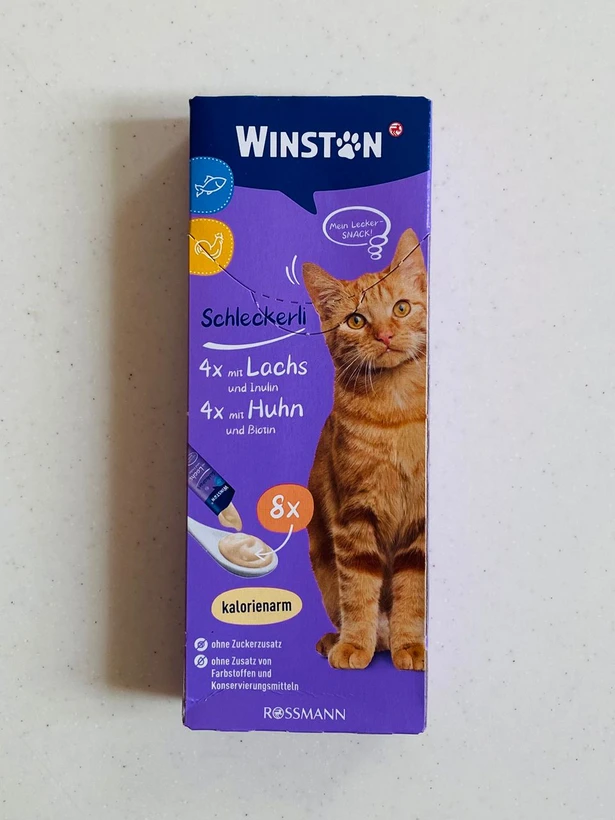 بستنی گربه وینستون ۸ عددی طعم ماهی و مرغ - Image 2