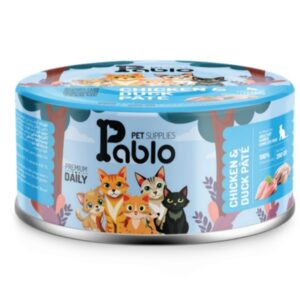 555 کنسرو گربه بالغ پابلو (مرغ و اردک) 200 گرمی