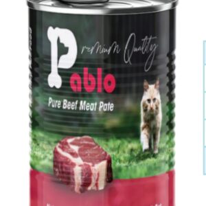 555 کنسرو گربه بالغ پابلو (گوشت) 400 گرمی