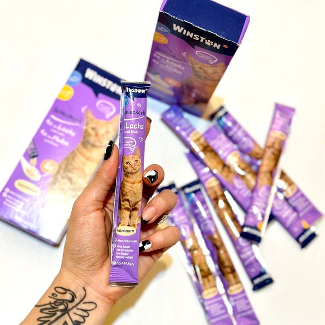 بستنی گربه وینستون ۸ عددی طعم ماهی و مرغ - Image 3