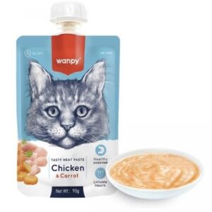 پودینگ گربه ونپی با طعم مرغ و نخودفرنگی 90 گرم