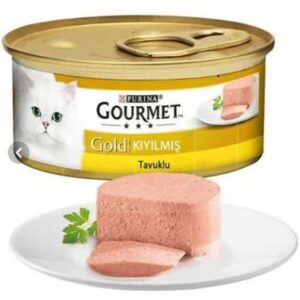 کنسرو گورمت گربه طعم مرغ (تاریخ انقضا 2027)
